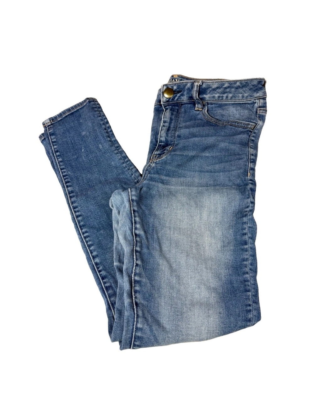 American Eagle Women’s Size 10 Hi Rise Jegging Jeans Light Wash Stretch X #4348